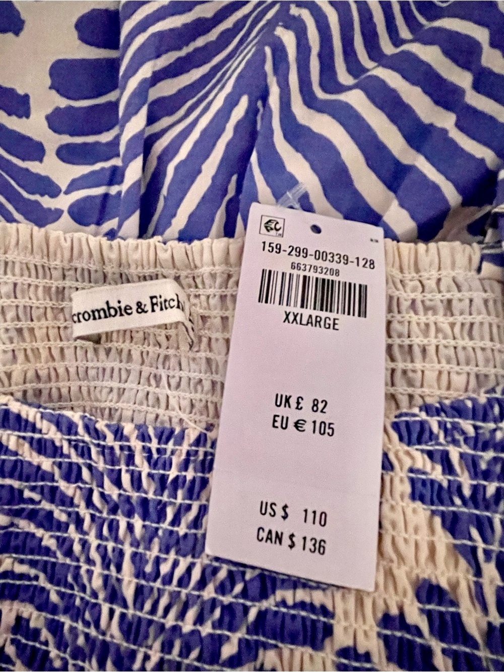Abercrombie and Fitch
Smocked Tank Maxi Dress
SIZE XXL NWT
Fits 18/20-1st Pic - Picture 15 of 15